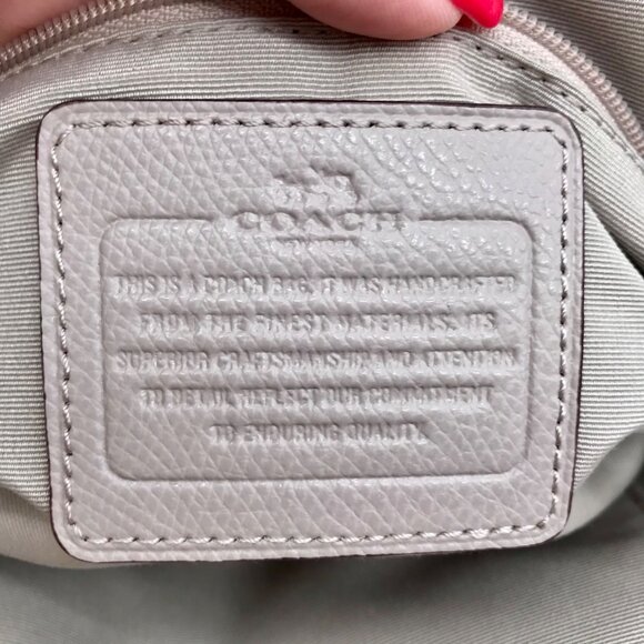 Coach Birch And Chalk Crossgrain Leather Mini Cora Domed Satchel bag - Picture 11 of 11